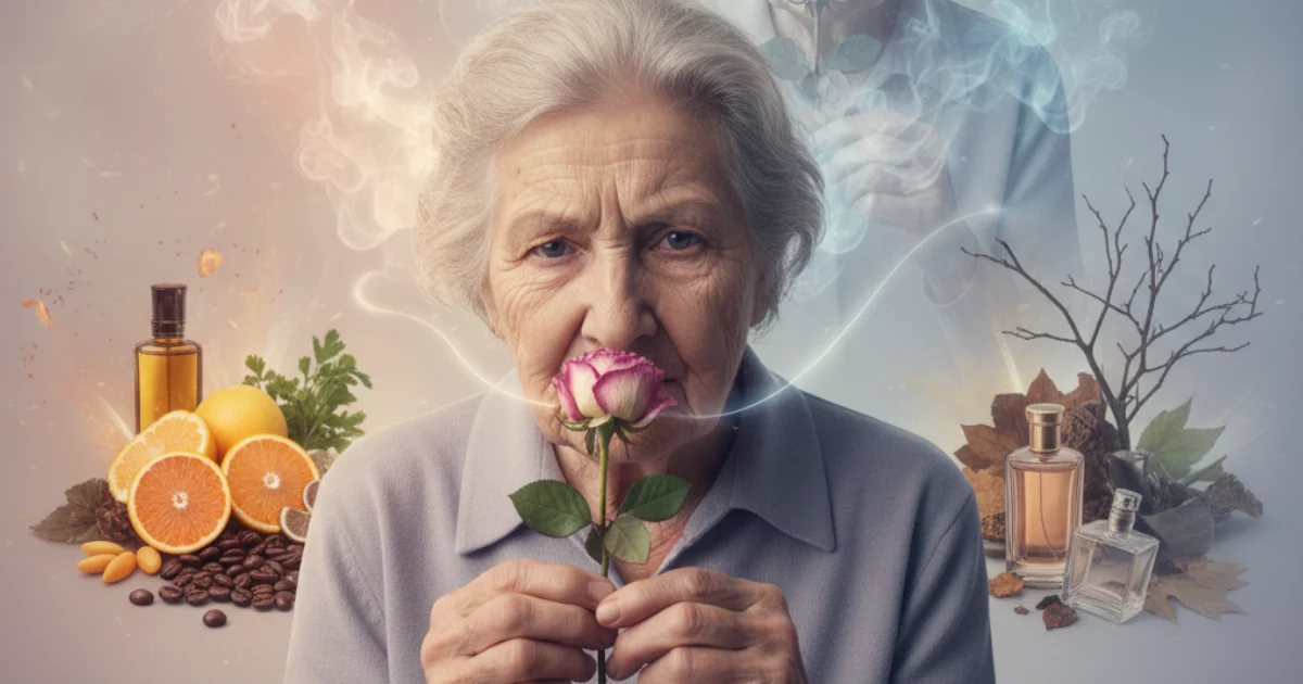 Does the sense of smell decrease with age?